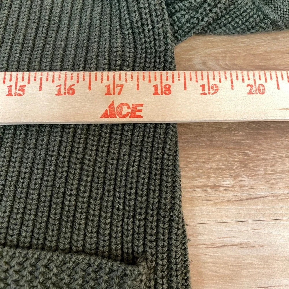 Banana Republic Olive Green Shawl Collar Cardigan Sweater